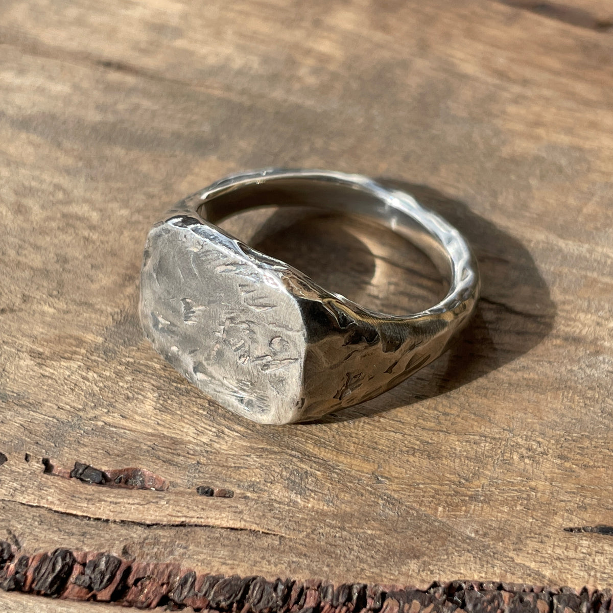 Rugged Classic Signet Ring – Custom Creed