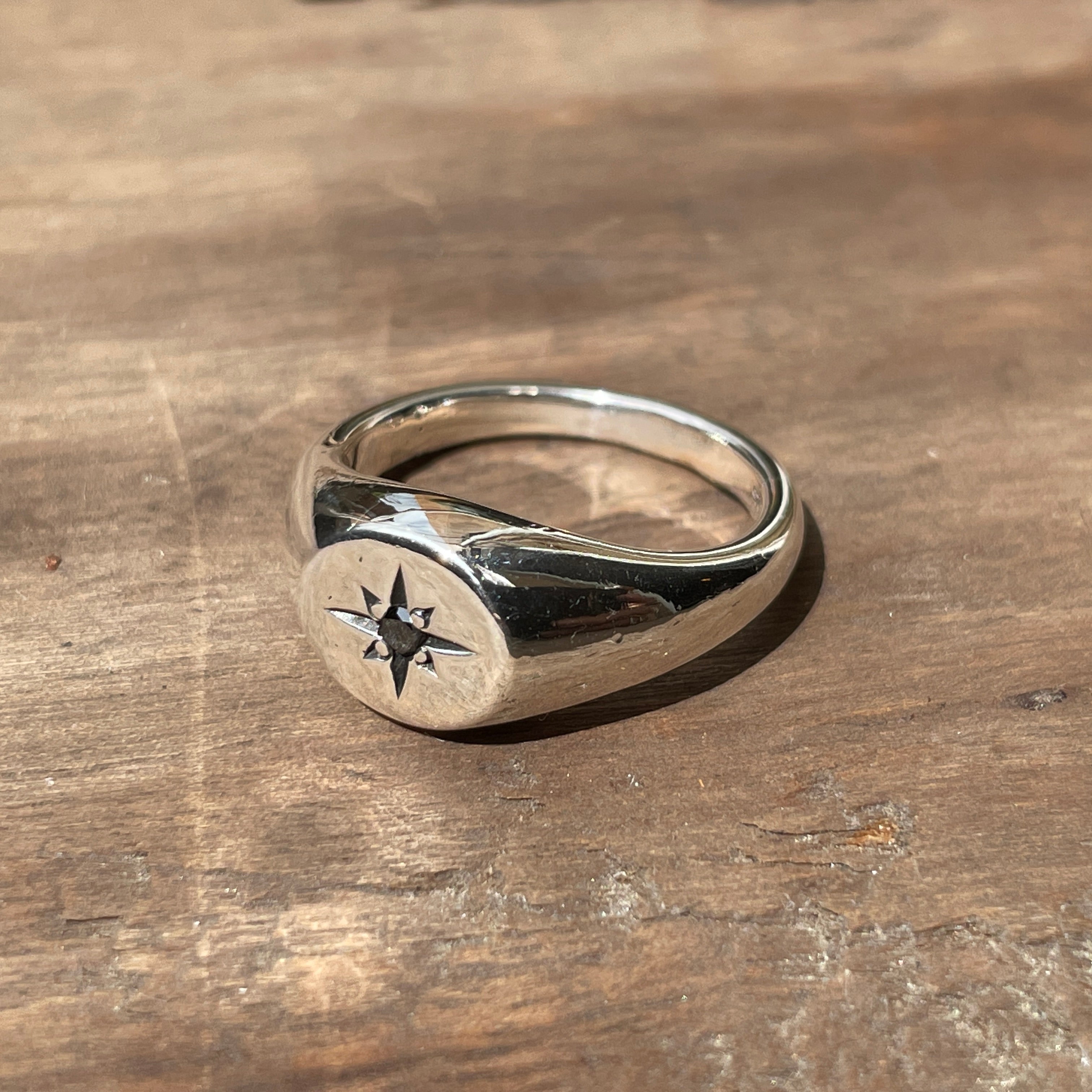 Diamond Star Signet Ring – Custom Creed