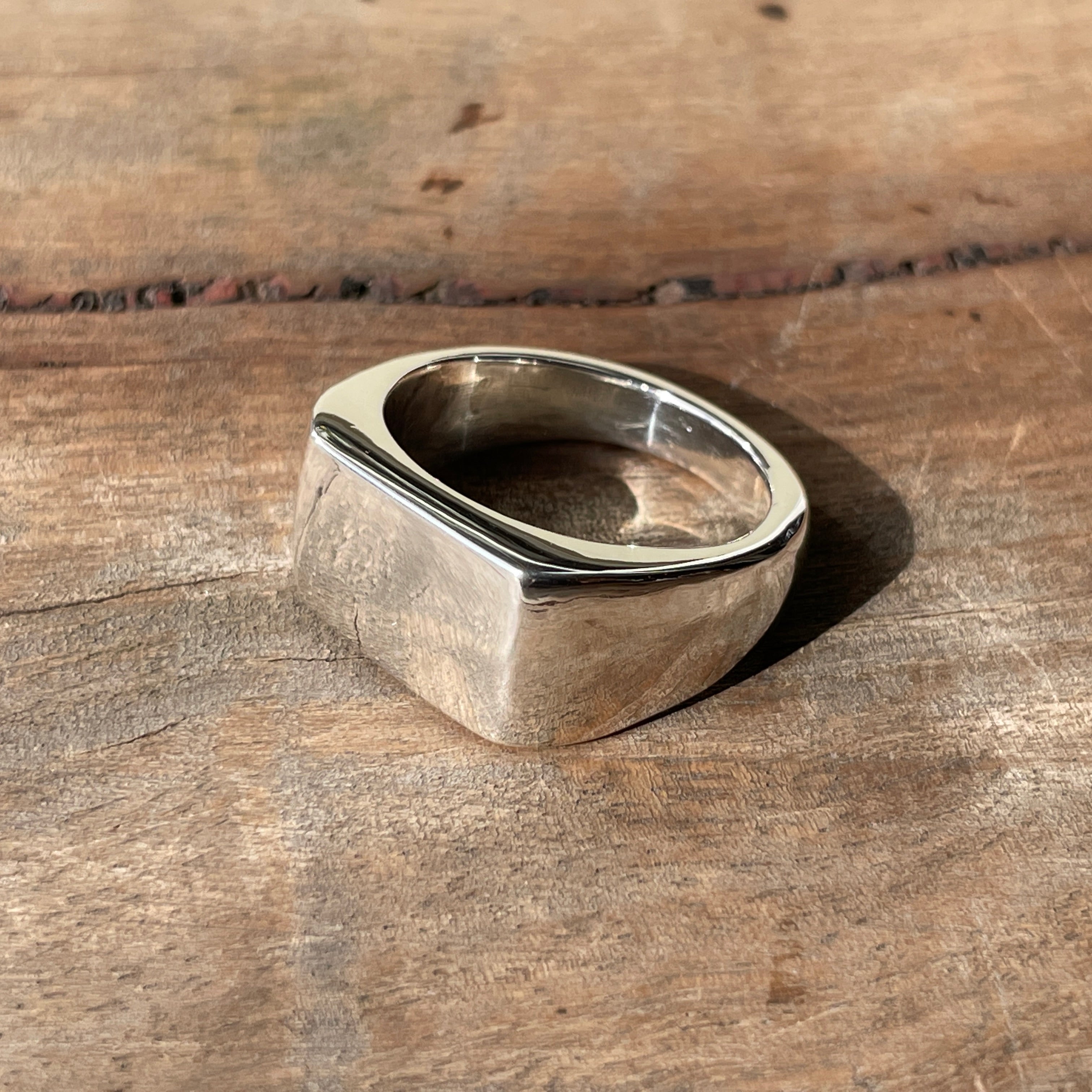 Rectangle Signet Ring – Custom Creed